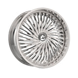 1 X Azara AZA-526 Nano Chrome 24X9 5x115/5x120 78.1 Hub 15 Offset Chrome Wheel Rim