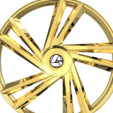 1 X Azara AZA-529 Nano Gold 22X8.5 5x114.3/5x120 74.1 Hub 38 Offset Gold Wheel Rim