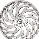 1 X Azara AZA-531 Nano Chrome 18X8 5x112/5x114.3 74.1 Hub 35 Offset Chrome Wheel Rim