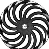 1 X Azara AZA-534 Gloss Black & Machined 28X9.5 Blank 78.1 Hub 15 Offset Black Wheel Rim