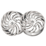 1 X Azara AZA-534 Nano Chrome 24X9 5x115/5x120 78.1 Hub 15 Offset Chrome Wheel Rim