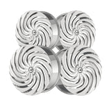 1 X Azara AZA-535 Nano Chrome 18X8 5x112/5x114.3 74.1 Hub 35 Offset Chrome Wheel Rim