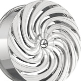1 X Azara AZA-535 Nano Chrome 22X9.5 5x115/5x120 74.1 Hub 15 Offset Chrome Wheel Rim