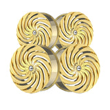 1 X Azara AZA-535 Nano Gold 24X9 5x115/5x120 78.1 Hub 32 Offset Gold Wheel Rim