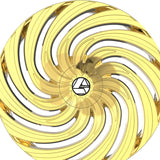 1 X Azara AZA-535 Nano Gold 24X9 5x115/5x120 78.1 Hub 32 Offset Gold Wheel Rim