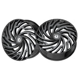 1 X Azara AZA-536 Gloss Black 22X8.5 5x114.3/5x120 74.1 Hub 38 Offset Black Wheel Rim