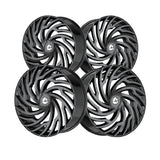 1 X Azara AZA-536 Gloss Black 30X9.5 Blank 78.1 Hub 15 Offset Black Wheel Rim