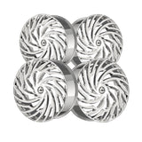 1 X Azara AZA-536 Nano Chrome 22X8.5 5x112/5x114.3 74.1 Hub 38 Offset Chrome Wheel Rim