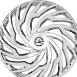 1 X Azara AZA-536 Nano Chrome 22X8.5 5x112/5x114.3 74.1 Hub 38 Offset Chrome Wheel Rim