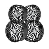 1 X Azara AZA-537 Gloss Black & Machined 22X8.5 5x112/5x114.3 74.1 Hub 38 Offset Black Wheel Rim