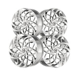 1 X Azara AZA-540 Chrome 30X9.5 Blank 78.1 Hub 15 Offset Chrome Wheel Rim