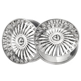 1 X Azara AZX-103 Chrome 28X9.5 Blank 78.1 Hub 15 Offset Chrome Wheel Rim