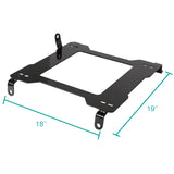 Coolstuffguru Compatible with Ford Mustang GT V6 GT500 Racing Seats Mounting Brackets Rail Track Pair