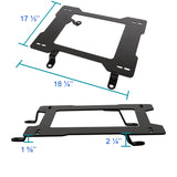 Coolstuffguru Compatible with Ford Mustang Racing Seats Mounting Brackets Rail Track Left+Right