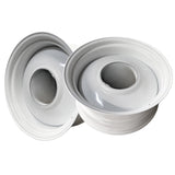 1 X Boyd Coddington 61W Smoothie 17X7 5x5.00 94 Hub +0 Offset White Wheel Rim