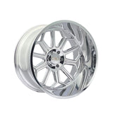 1 X CALI OFF-ROAD AUBURN 20X10 6-135 87.1 Hub -25 Offset Silver Wheel Rim
