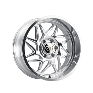 1 X CALI OFF-ROAD GEMINI 20X10 5-127 71.5 Hub -25 Offset Silver Wheel Rim