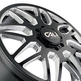 1 X CALI OFF-ROAD INVADER DUALLY 24X8.25 8-200 142 Hub -232 Offset Black Wheel Rim