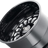 1 X CALI OFF-ROAD PARADOX 20X10 6-135 87.1 Hub -25 Offset Black Wheel Rim