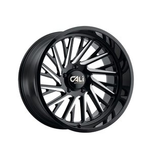 1 X CALI OFF-ROAD PURGE 20X10 5-127 78.1 Hub -25 Offset Black Wheel Rim