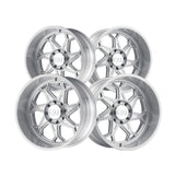 1 X CALI OFF-ROAD SEVENFOLD 20X12 6-135 87.1 Hub -51 Offset Silver Wheel Rim