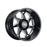 1 X CALI OFF-ROAD SEVENFOLD 20X12 6-135 87.1 Hub -51 Offset Black Wheel Rim