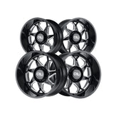 1 X CALI OFF-ROAD SEVENFOLD 20X12 6-139.7 106 Hub -51 Offset Black Wheel Rim