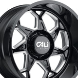 1 X CALI OFF-ROAD SEVENFOLD 20X12 6-135 87.1 Hub -51 Offset Black Wheel Rim