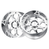 1 X CALI OFF-ROAD SEVENFOLD 20X10 8-170 130.8 Hub -25 Offset Silver Wheel Rim
