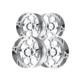 1 X CALI OFF-ROAD SEVENFOLD 20X10 8-170 130.8 Hub -25 Offset Silver Wheel Rim