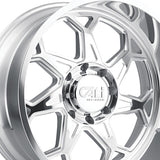 1 X CALI OFF-ROAD SEVENFOLD 20X10 8-170 130.8 Hub -25 Offset Silver Wheel Rim