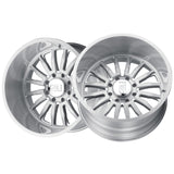 1 X CALI OFF-ROAD SUMMIT 20X10 5-139.7 87.1 Hub -25 Offset Silver Wheel Rim