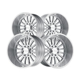 1 X CALI OFF-ROAD SUMMIT 20X10 5-139.7 87.1 Hub -25 Offset Silver Wheel Rim
