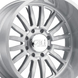 1 X CALI OFF-ROAD SUMMIT 20X10 5-139.7 87.1 Hub -25 Offset Silver Wheel Rim
