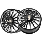 1 X CALI OFF-ROAD SUMMIT DUALLY 22X8.25 8-200 142 Hub 115 Offset Black Wheel Rim