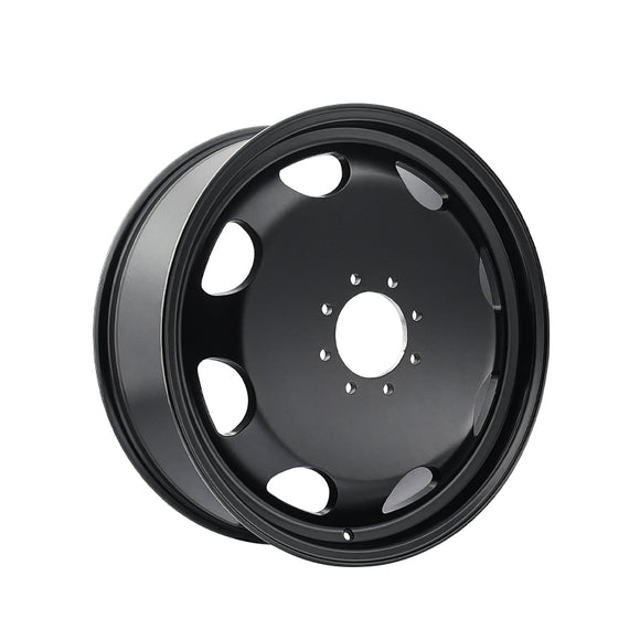 1 X CALI OFF-ROAD SUMMIT DUALLY 22X8.25 8-200 142 Hub 100 Offset Black Wheel Rim