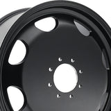 1 X CALI OFF-ROAD SUMMIT DUALLY 24X8.25 8-165.1 121.3 Hub 100 Offset Black Wheel Rim