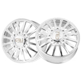 1 X CALI OFF-ROAD SUMMIT DUALLY 22X8.25 8-200 142 Hub -192 Offset Silver Wheel Rim