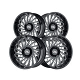 1 X CALI OFF-ROAD SWITCHBACK 20X12 6-135 87.1 Hub -51 Offset Black Wheel Rim