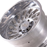 1 X CALI OFF-ROAD SWITCHBACK 20X12 6-135 87.1 Hub -51 Offset Silver Wheel Rim