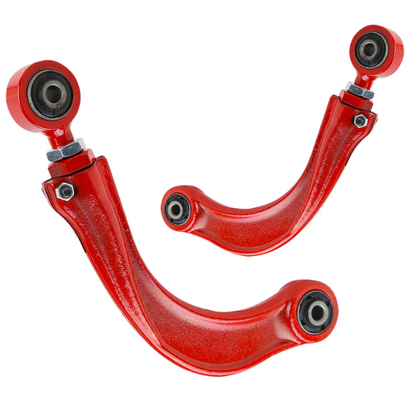 Coolstuffguru Compatible with Ford Focus Mazda 3 Red Rear Camber Arm Alignment Kit Pair