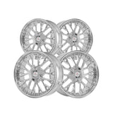 1 X Cavallo CLV-33 Nano Chrome 22X9.5 5x115/5x120 74.1 Hub 15 Offset Chrome Wheel Rim