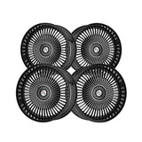 1 X Cavallo CLV-41 Gloss Black & Machined 18X8 4x100/4x114.3 74.1 Hub 35 Offset Black Wheel Rim