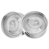 1 X Cavallo CLV-41 Nano Chrome 22X9.5 5x115/5x120 74.1 Hub 15 Offset Chrome Wheel Rim