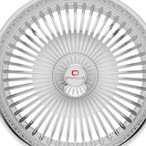 1 X Cavallo CLV-41 Nano Chrome 22X9.5 5x115/5x120 74.1 Hub 15 Offset Chrome Wheel Rim