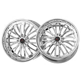1 X Cavallo CLV-42 Nano Chrome 22X8.5 5x112/5x114.3 74.1 Hub 38 Offset Chrome Wheel Rim