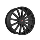 1 X Cavallo CLV-52 Gloss Black 18X8 4x100/4x114.3 74.1 Hub 35 Offset Black Wheel Rim