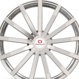 1 X Cavallo CLV-52 Nano Chrome 18X8 4x100/4x114.3 74.1 Hub 35 Offset Chrome Wheel Rim