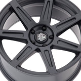 Centerline SM1 REV 7 19X10.5 5X4.50 73.00 Hub +45 Gun Metal Wheel Rim