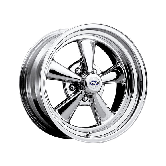 Cragar 544 15X8 5X4.50 / 5X4.75 / 5X5.00 90.93 Hub -51 Plated Wheel Rim
